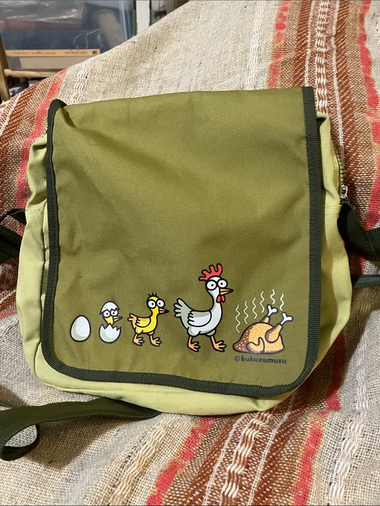 Kukuxumu Handbags - Kukuxumu messenger bag with chickens